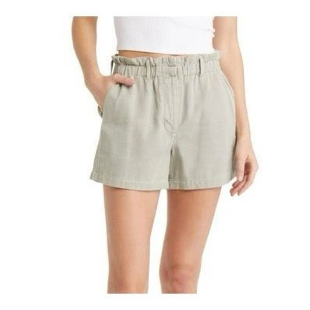 Rails MONTE sage color COTTON BLEND SHORTS size L NWT